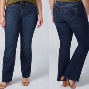 NWT Lane Bryant Women's Tighter Tummy Bootcut Jeans - 18